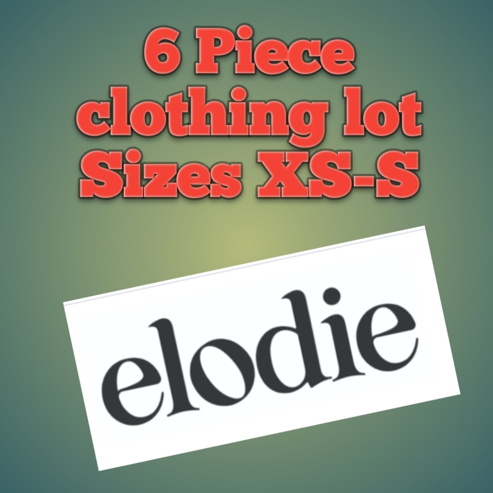 6 PCS Lot Women’s Clothing Sizes XS-S / Elodie